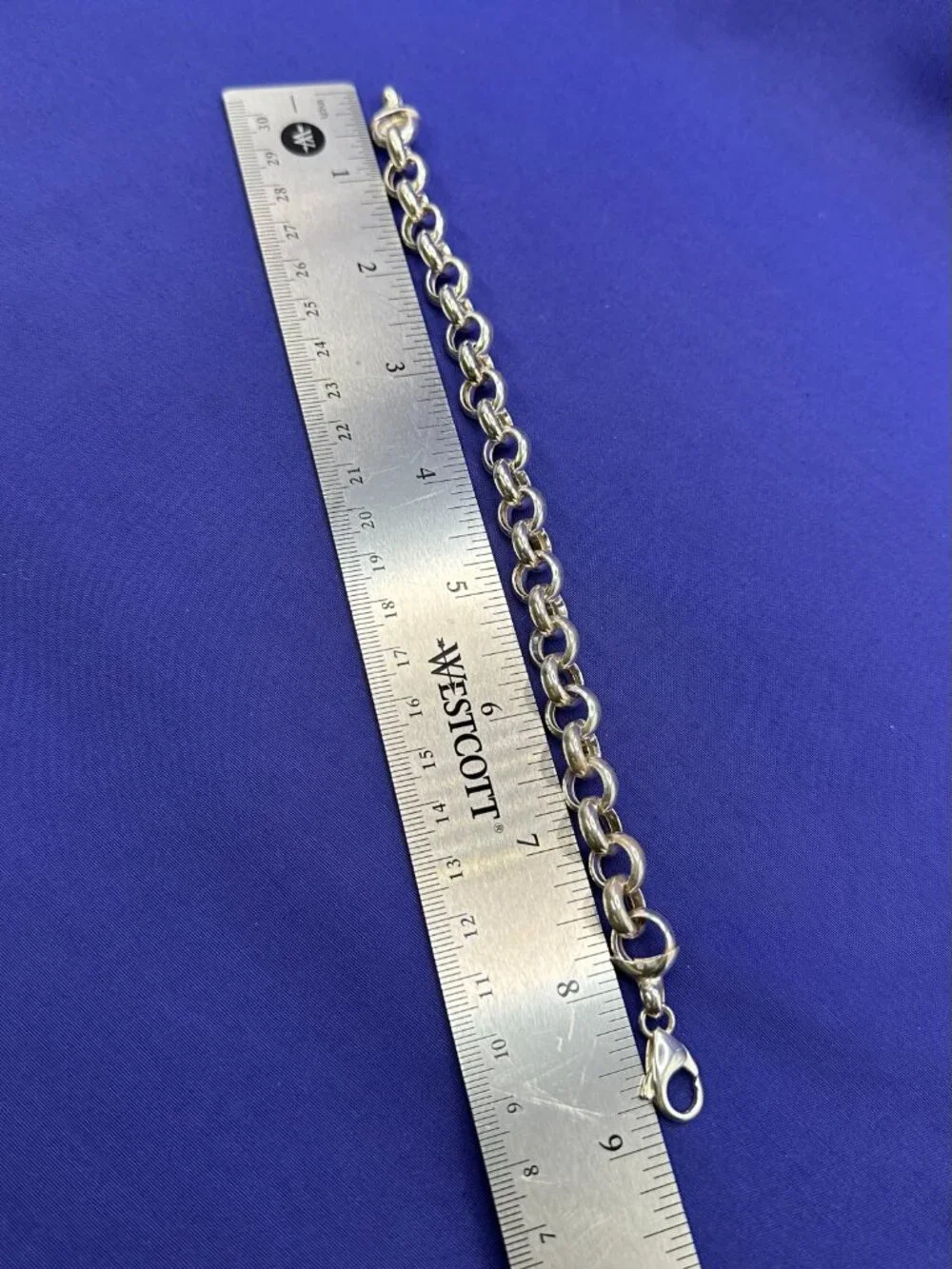 Milor Italy 950 Ultrafine Silver Open Link Bracelet - Picture 11 of 16